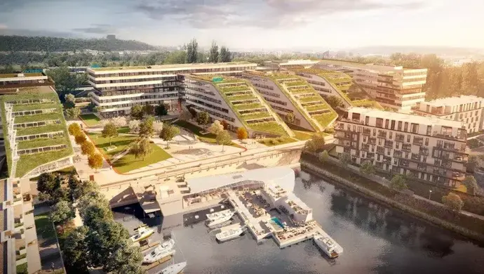 Libeňské Docky připojeny na teplárenské tepny